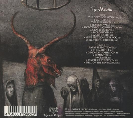 The Malefice - CD Audio di Pentagram Chile - 2