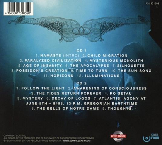 Reincarnation on Stage (Digipack) - CD Audio di Eloy - 2