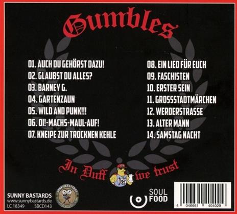 In Duff We Trust - CD Audio di Gumbles - 2