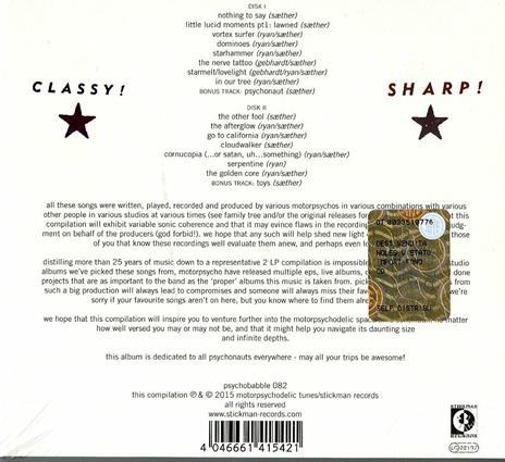 Supersonic Scientists - CD Audio di Motorpsycho - 2