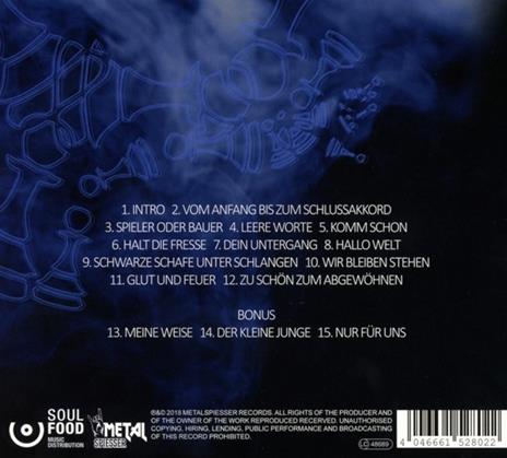 Spieler Oder Bauer (Digipack) - CD Audio di Schlussakkord - 2