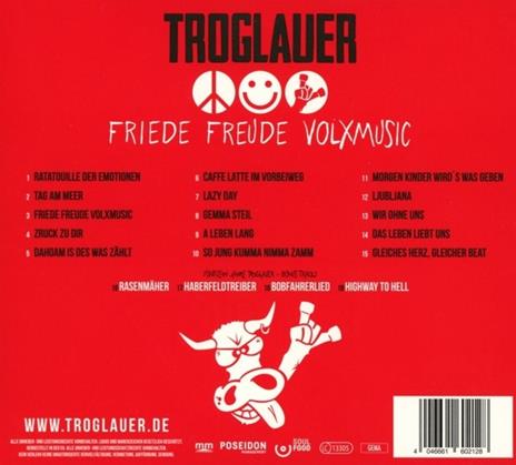 Friede Freude Volxmusic - CD Audio di Troglauer Buam - 2