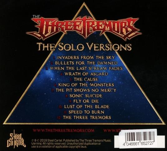 Solo Versions - CD Audio di Three Tremors
