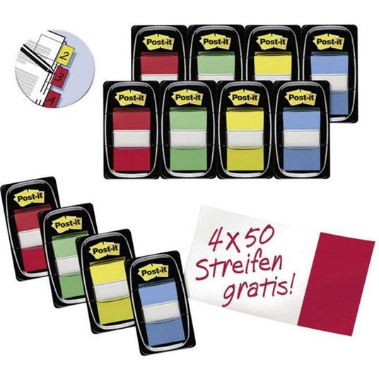 Post-it segnapagina Index Standard promozione incl. 4 x 50 fogli. Post-it Index Standard gratis - 3