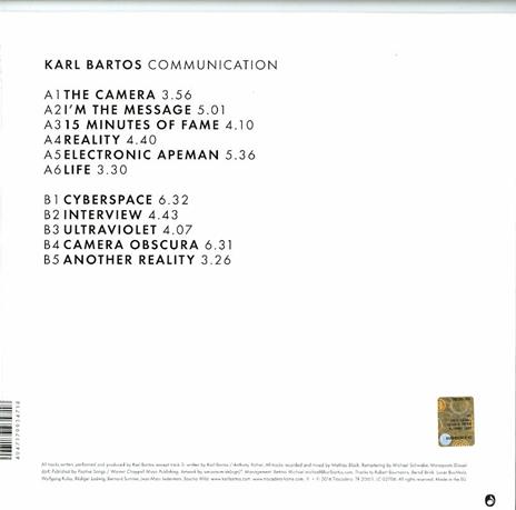 Communication - Vinile LP + CD Audio di Karl Bartos - 2