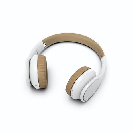 Hama Touch Cuffia Padiglione auricolare Beige, Bianco - 2