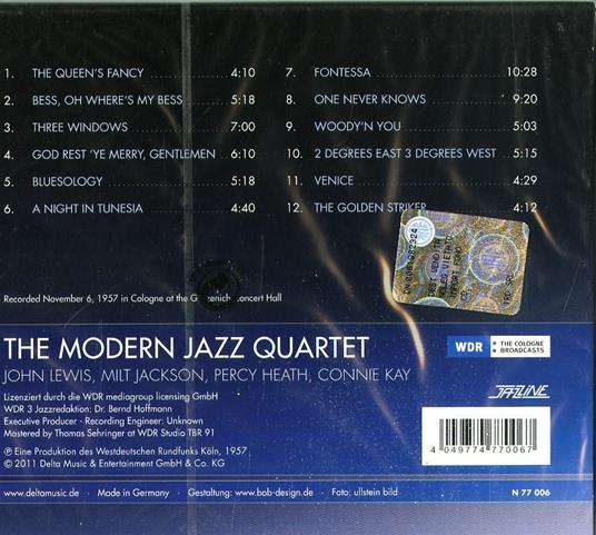 Live in Cologne 1957 - CD Audio di Modern Jazz Quartet - 2