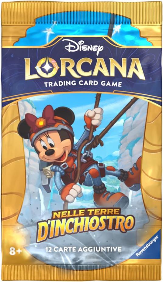 Disney Lorcana TCG: nelle Terre d'Inchiostro, Booster Pack, Bustina da 12 Carte Casuali, 8+ Anni Confezione 12 PZ - 2