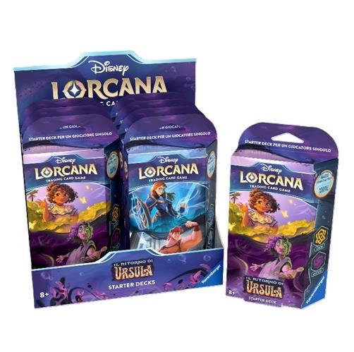 Disney Lorcana Il ritorno di Ursula Starter Deck Display 8 pcs