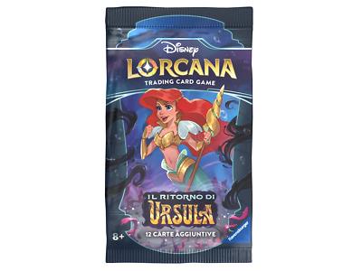 Disney Lorcana Il ritorno di Ursula Single Booster Pack Busta Singola