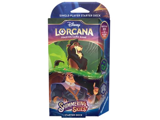 Disney Lorcana Shimmering Skies Starter Deck Emerald/Steel ENG Ravensburger