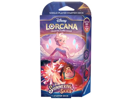 Disney Lorcana Shimmering Skies Starter Deck Emerald/Steel ENG Ravensburger
