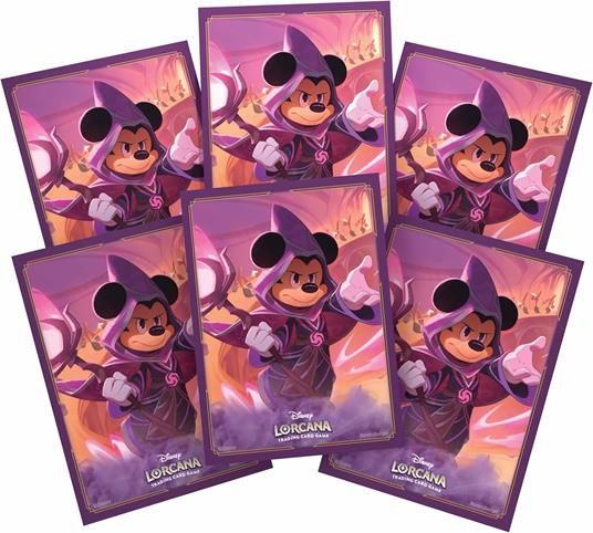 Disney Lorcana Sleeves A -Mickey Mouse  Wayward Sorcerer_Set 8 - 2