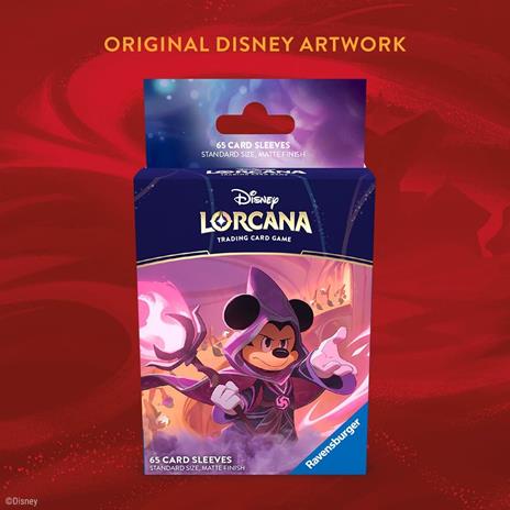 Disney Lorcana Sleeves A -Mickey Mouse  Wayward Sorcerer_Set 8 - 5