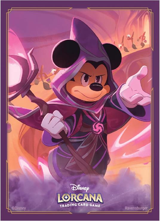 Disney Lorcana Sleeves A -Mickey Mouse  Wayward Sorcerer_Set 8 - 6