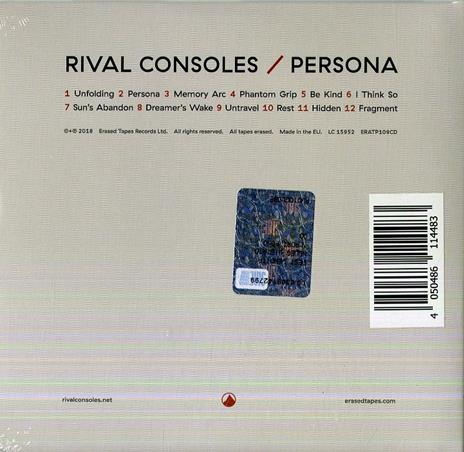 Persona - CD Audio di Rival Consoles - 2