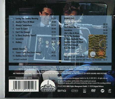 Lovedrive (50th Anniversary Deluxe Edition) - CD Audio + DVD di Scorpions - 2