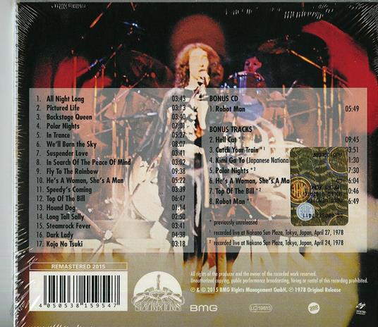 Tokyo Tapes (50th Anniversary Deluxe Edition) - CD Audio di Scorpions - 2