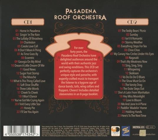 As Time Goes by - CD Audio di Pasadena Roof Orchestra - 2