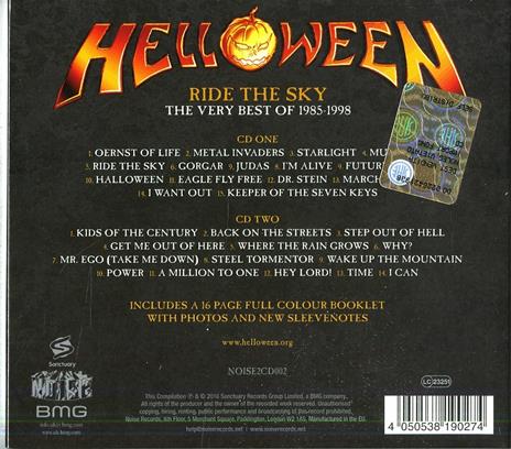 Best of. Ride The Sky - CD Audio di Helloween - 2