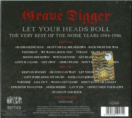 Best of. Let Your Heads Roll - CD Audio di Grave Digger - 2