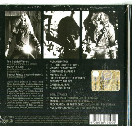 Morbid Tales (Reissue) - CD Audio di Celtic Frost - 2