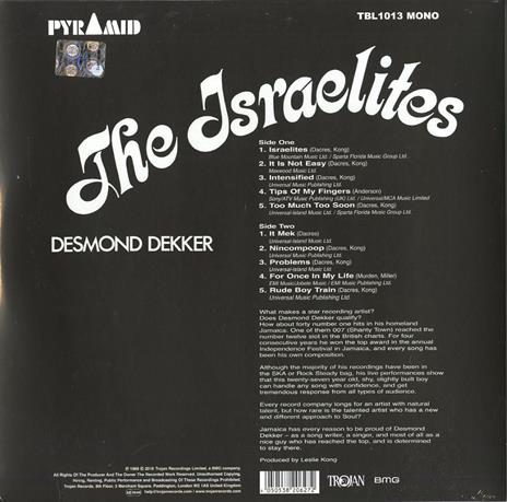 Israelites - Vinile LP di Desmond Dekker - 2