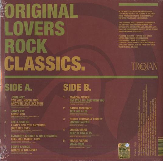 Original Lovers Rock Classics - Vinile LP - 2