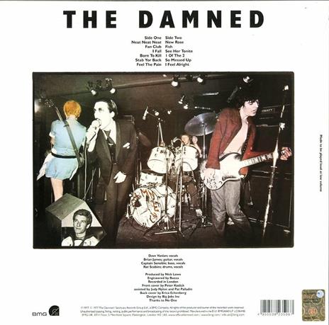 Damned Damned Damned (2017 Remastered Edition) - Vinile LP di Damned - 2