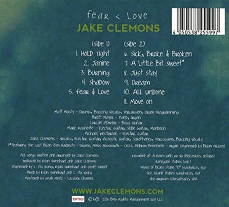 Fear & Love - CD Audio di Jake Clemons - 2