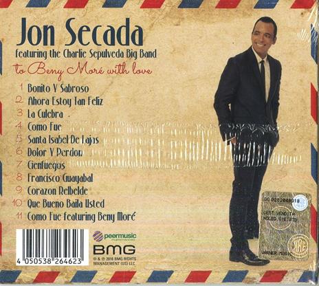 To Beny More with Love - CD Audio di Jon Secada - 2