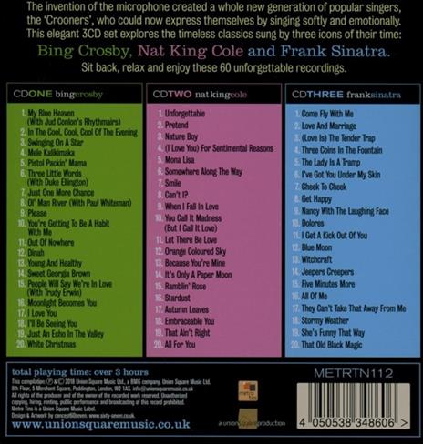 Crooners. Crosby, Cole & Sinatra - CD Audio - 2