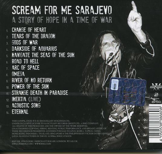 Scream for Me Sarajevo (Colonna sonora) - CD Audio di Bruce Dickinson - 2