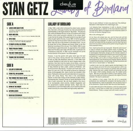 Lullaby of Birdland - Vinile LP di Stan Getz - 2