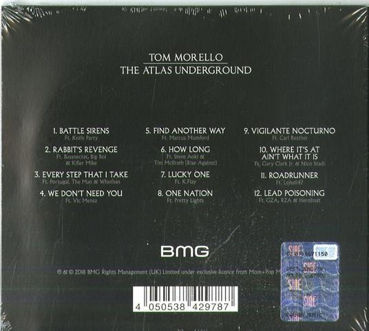 The Atlas Underground - CD Audio di Tom Morello - 2