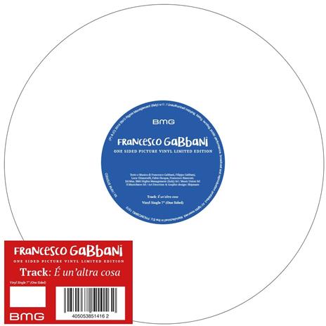 È un'altra cosa (One Sided Picture Vinyl Limited Edition) - Vinile 7'' di Francesco Gabbani - 2