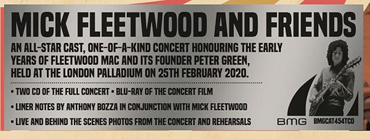 Celebrate the Music of Peter Green and the Early Years of Fleetwood Mac (2 CD + Blu-ray) - CD Audio + Blu-ray di Mick Fleetwood - 2