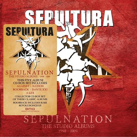 Sepulnation. The Studio Albums 1998-2009 (CD Box Set) - CD Audio di Sepultura
