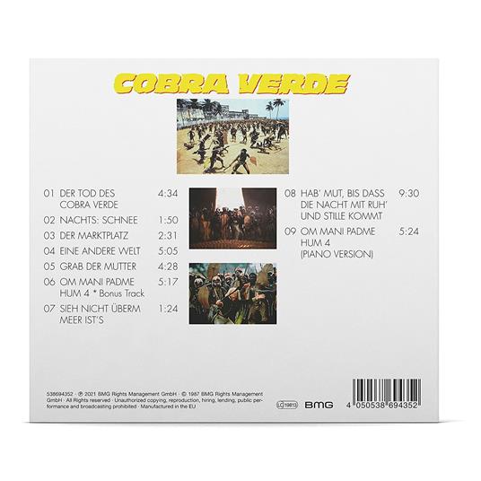 Cobra Verde (Colonna Sonora) - CD Audio di Popol Vuh - 3