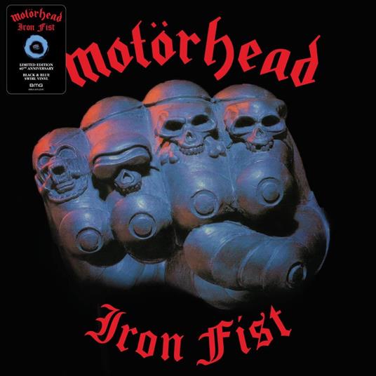 Iron Fist (Black & Blue Swirl Vinyl) - Vinile LP di Motörhead