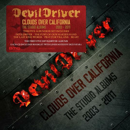 Clouds Over California. The Studio Albums 2003–2011 (CD Box Set) - CD Audio di DevilDriver