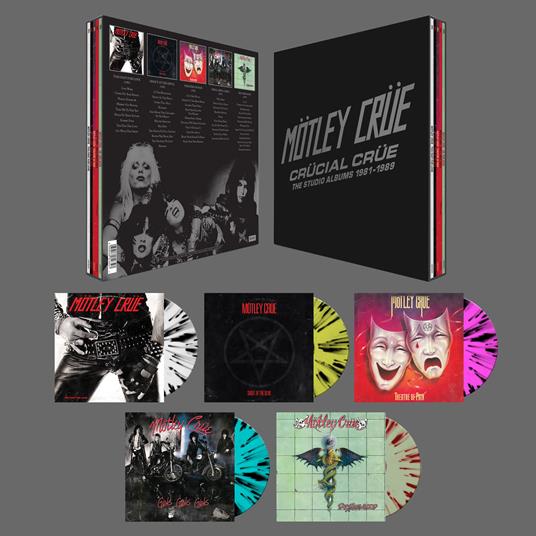 Crücial Crüe. The Studio Albums 1981-1989 (Limited Edition LP Box) - Vinile LP di Mötley Crüe - 2