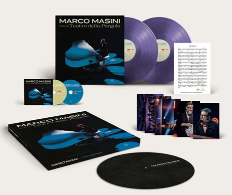 Live at Teatro della Pergola (Limited & Numbered Box Set: 2LP + CD + DVD) - Vinile LP + CD Audio + DVD di Marco Masini - 2
