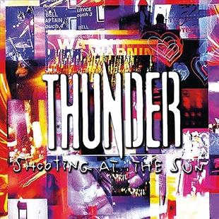 Shooting at the Sun (Orange-Purple Vinyl) - Vinile LP di Thunder
