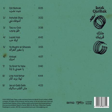 Jarak Qaribak - CD Audio di Jonny Greenwood,Dudu Tassa - 2