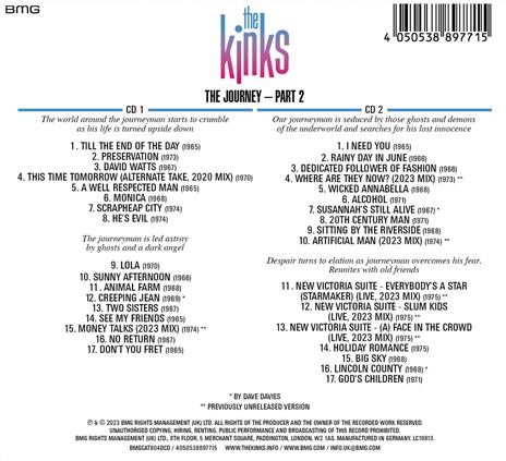 The Journey part 2 - CD Audio di Kinks - 3