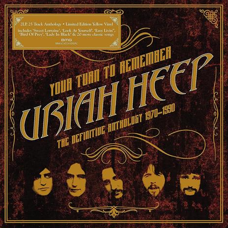 The Definitive Anthology 1970-1990 (Yellow Coloured Vinyl) - Vinile LP di Uriah Heep