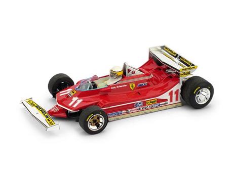 Ferrari 312 T4 J. Scheckter 1979 #11 Winner Monaco Gp + Pilota 1:43 Model Bm0513Ch