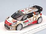 Citroen DS3 WRC, No.3, Citroen Toatl Abu Dhabi WRT, Toatl, rally Monte-Carlo, 2015, modello di automobile, modello prefabbricato, Spark 1:43 Modello esclusivamente da Collezione