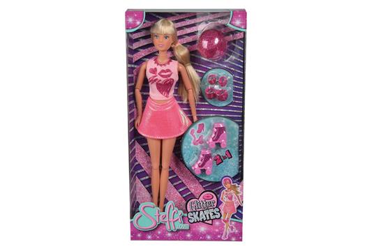 Steffi Love. Roller Skates Con Accessori Glitterati